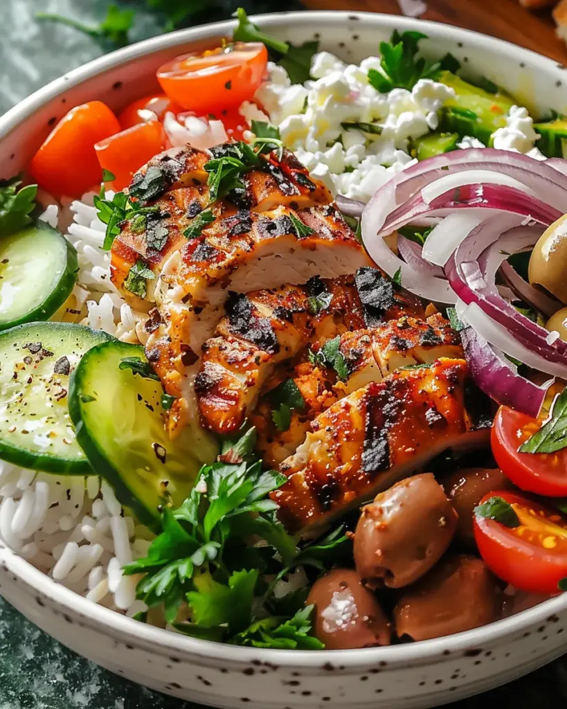 Delicious Greek Chicken Gyro Bowls for Quick Weeknight Dinners