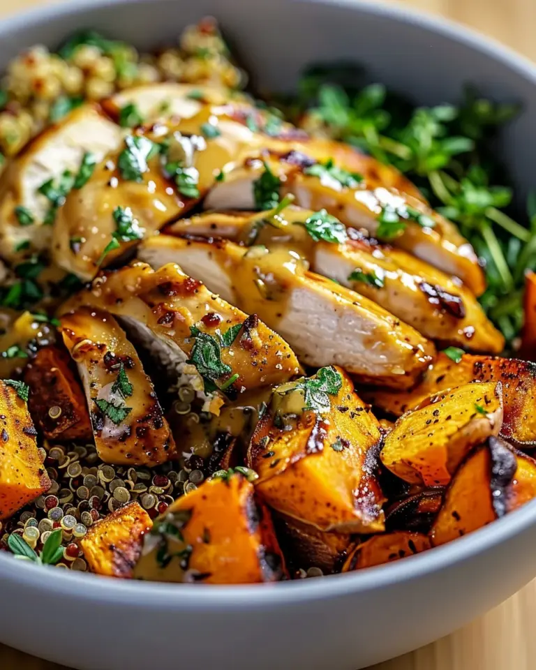 Maple Dijon Chicken & Sweet Potato Bowls That Comfort Your Soul