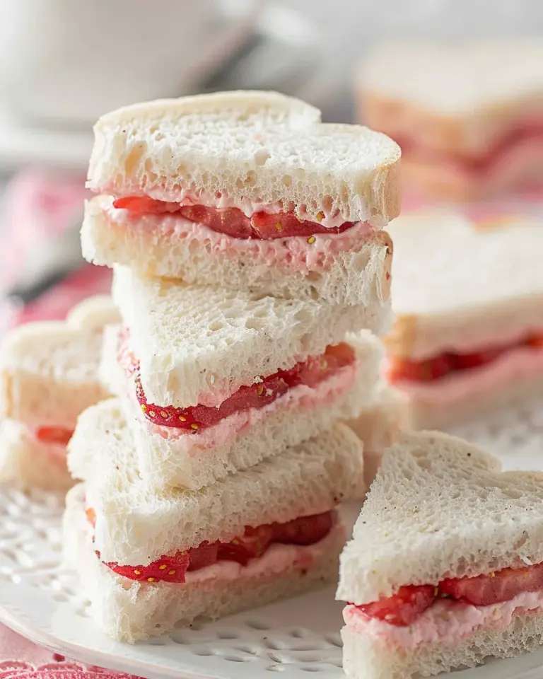 Heart Tea Sandwiches