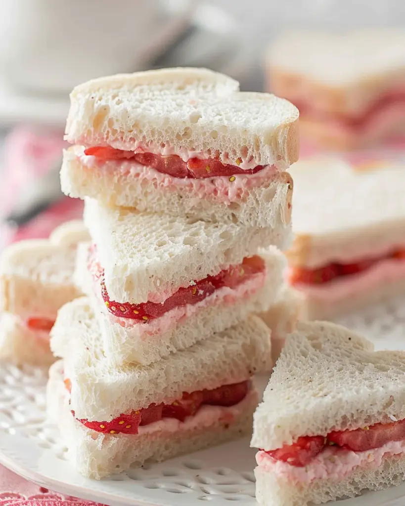 Heart Tea Sandwiches