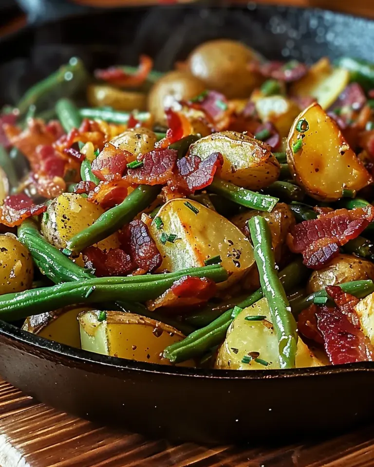 Country Ranch Green Beans ‘and Potatoes with Bacon