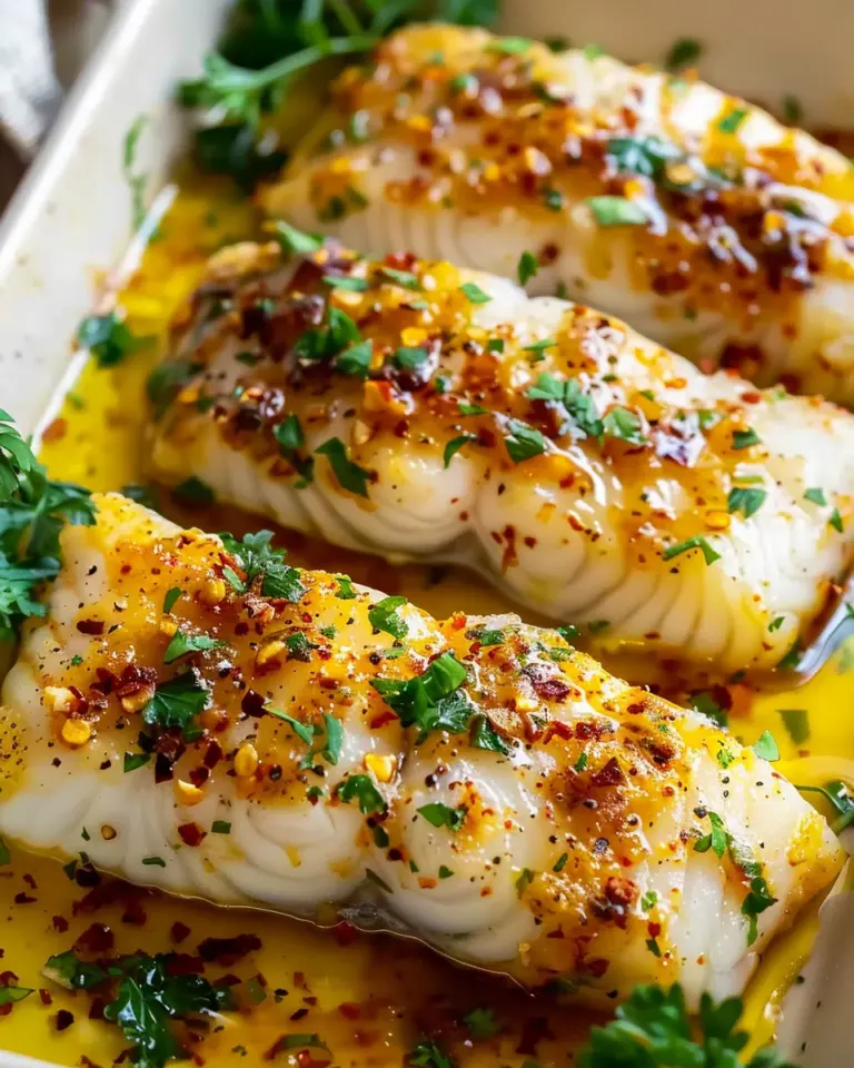 Gluten-Free Mediterranean Baked Cod with Lemon and Garlic