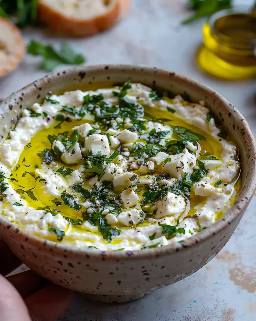 Herb and Feta Olive Oil Dip