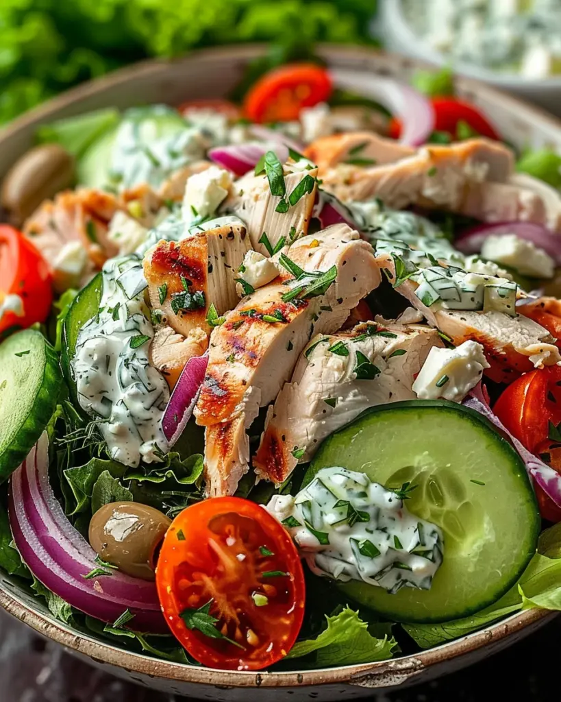 TZATZIKI CHICKEN SALAD: Discover a Refreshing Delight!