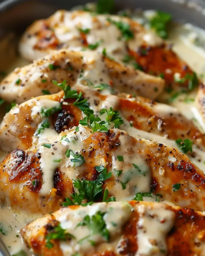 Melt-In-Your-Mouth Caesar Chicken