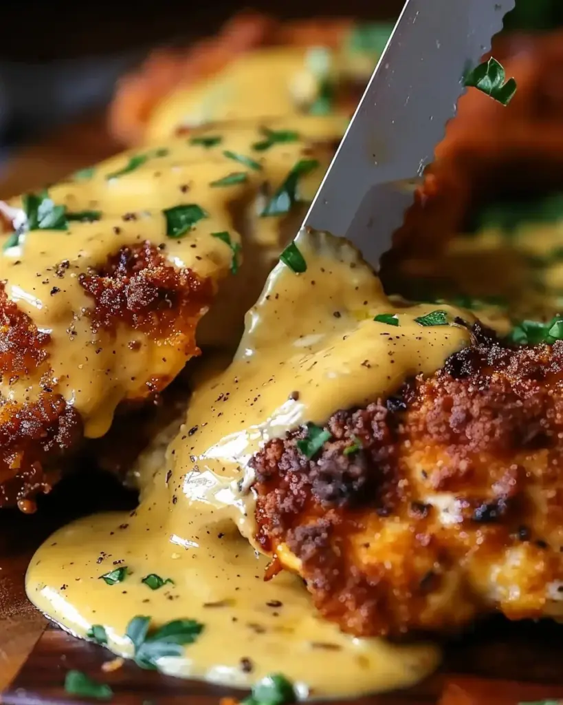 Pretzel Chicken with Mustard-Cheddar Sauce: An Amazing Ultimate Recipe