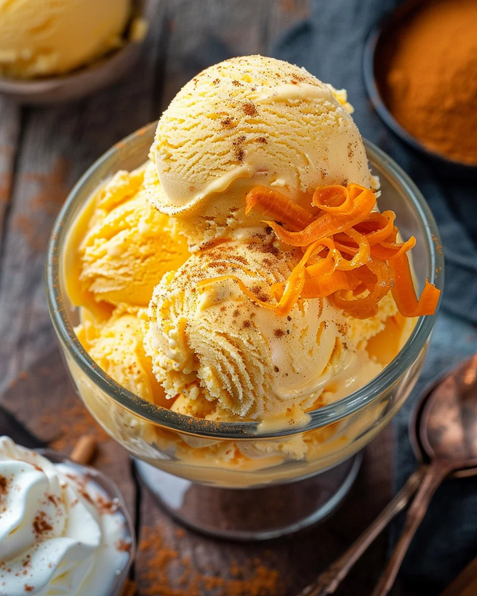 Carrot Ice Cream