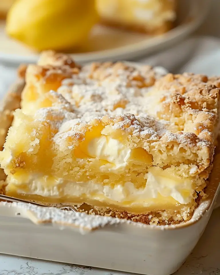 Lemon Cream Cheese Dump Cake