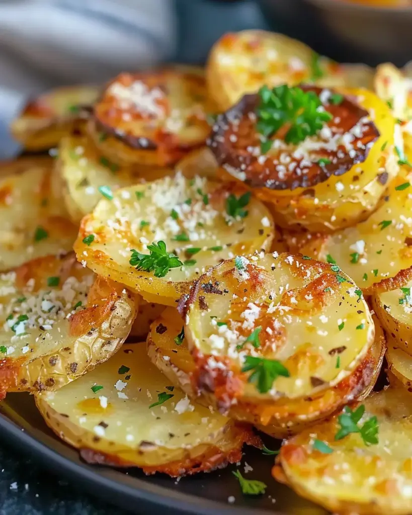 Air Fryer Sliced Potatoes