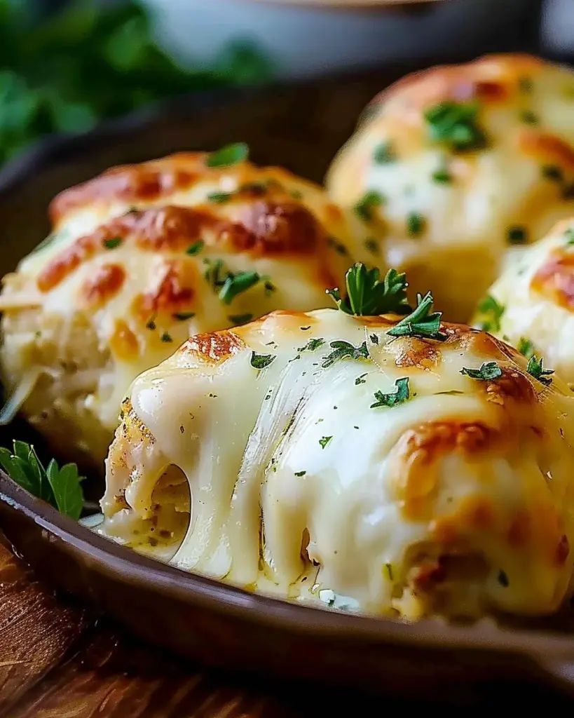 Melted Mozzarella & Ranch Chicken Bombs