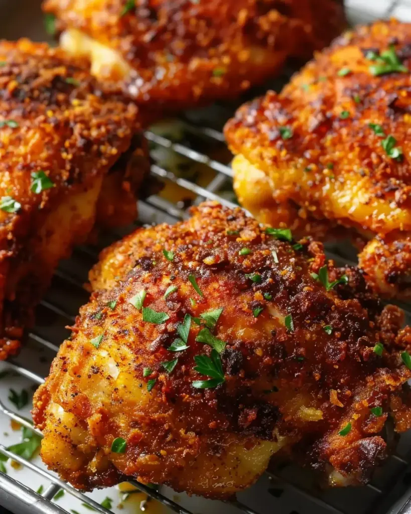 Extra Crispy Irish Oven-Fried Chicken Thighs