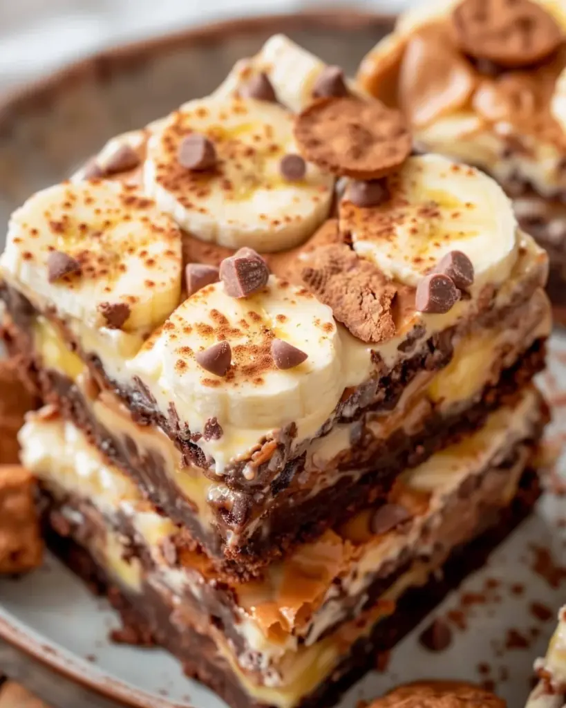 Banana Pudding Brownies