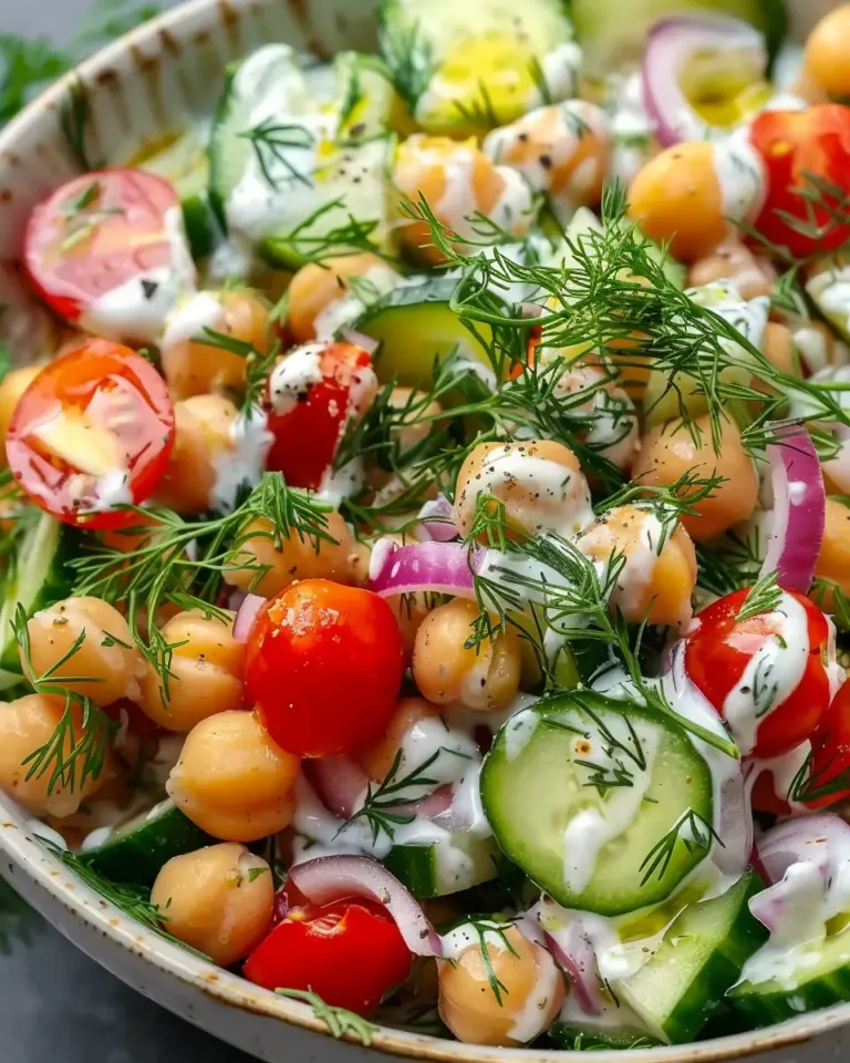 Tzatziki Chickpea Salad