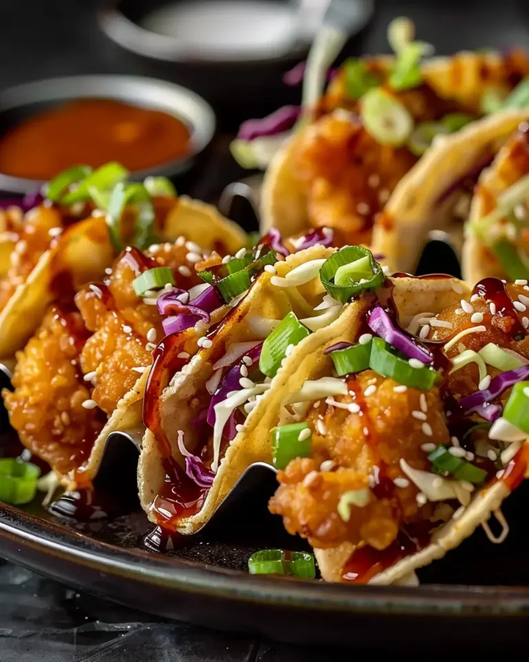 Crispy Chicken Wonton Tacos Recipe with Perfect Teriyaki Glaze