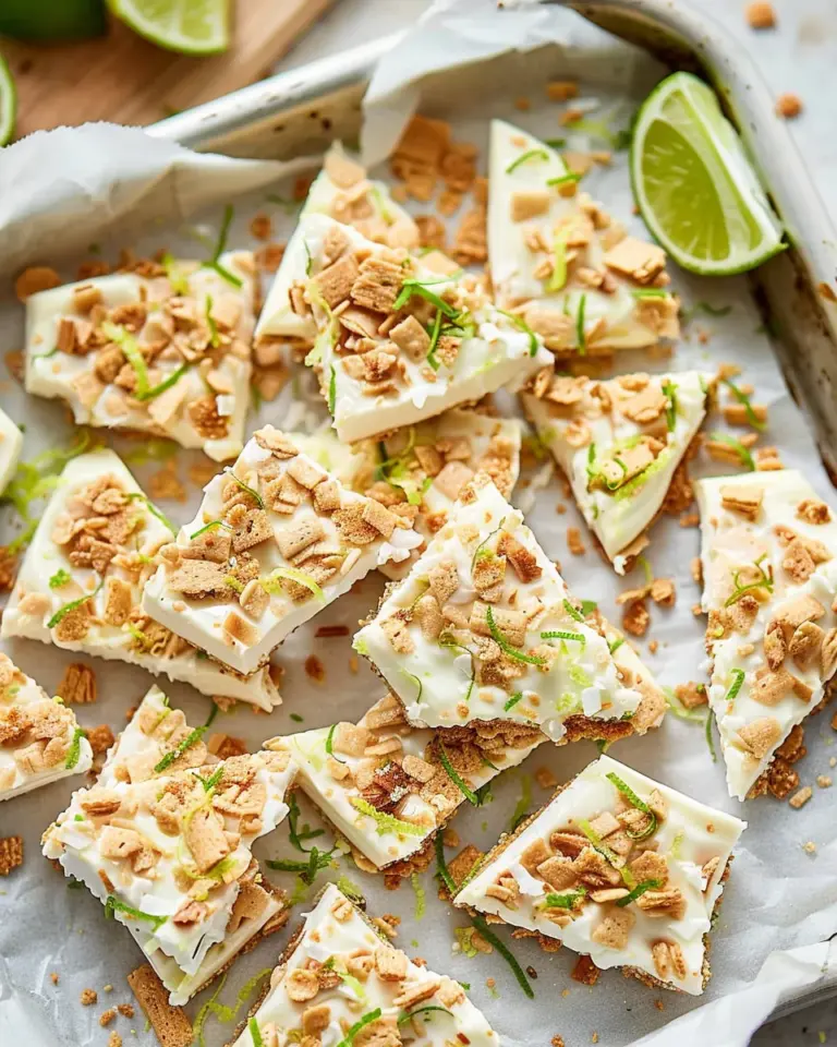 Key Lime Pie Yogurt Bark Recipe