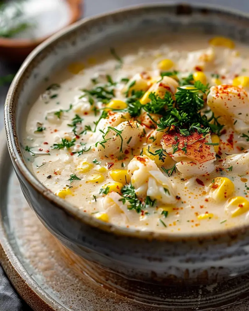 Bobby Flay’s Crab & Corn Chowder