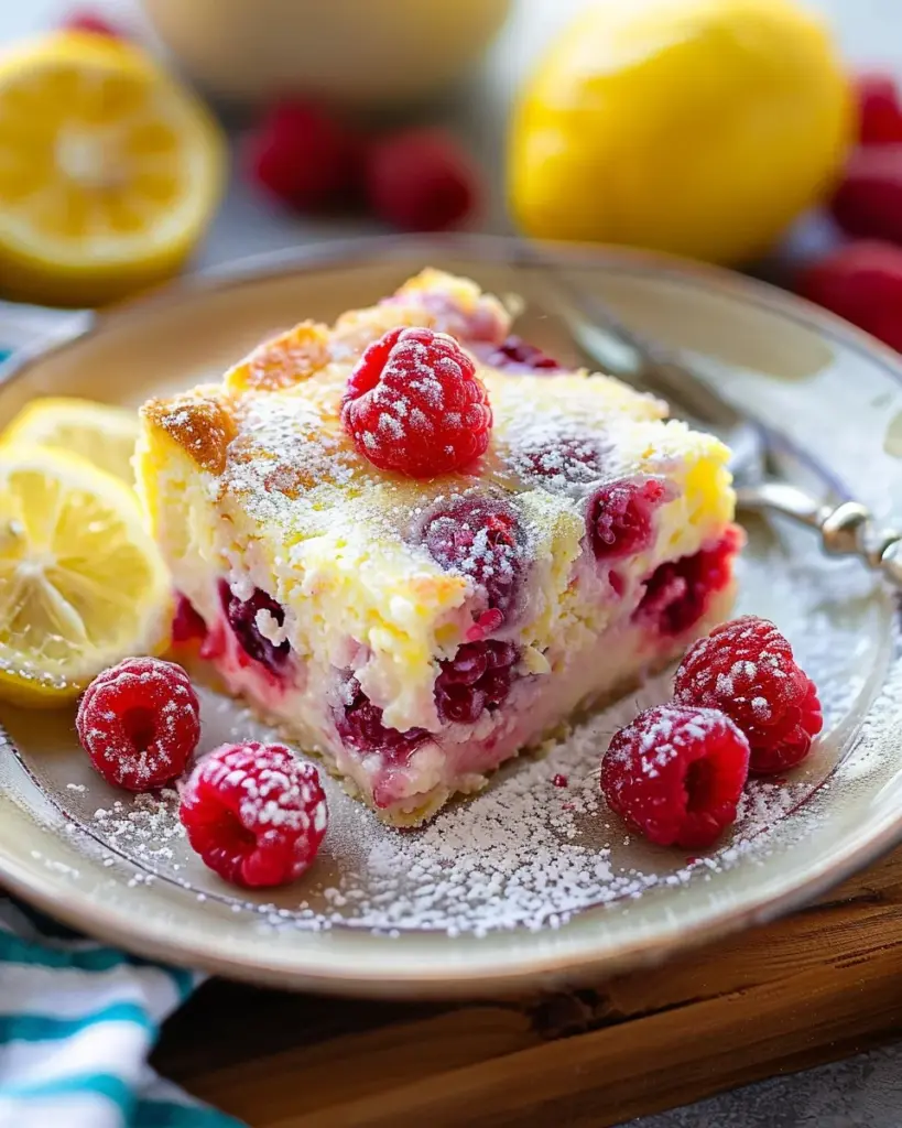 Lemon Raspberry Cottage Cheese Bake – 1 Light, Simple Favorite