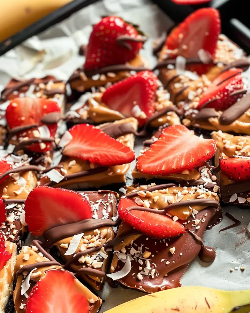 4-ingredient Strawberry Banana Bark 6 3 2 36