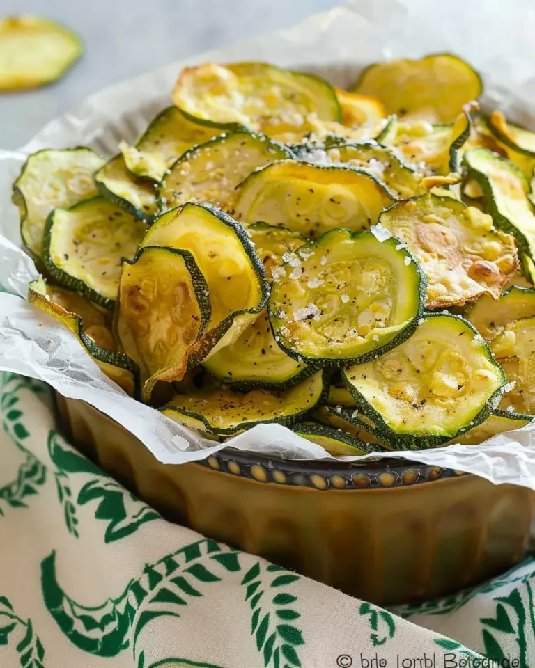 Salt and Vinegar Zucchini Chips