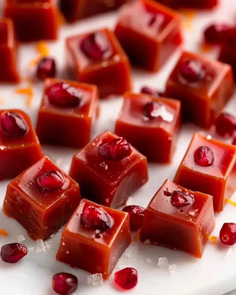Sweet Cranberry Pomegranate Caramels – Alrightwithme