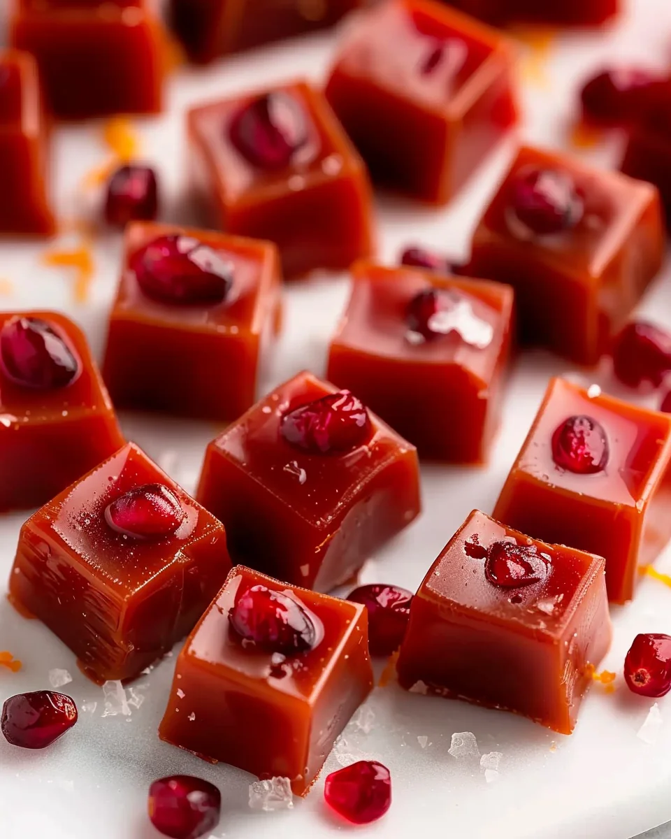 Sweet Cranberry Pomegranate Caramels – Alrightwithme