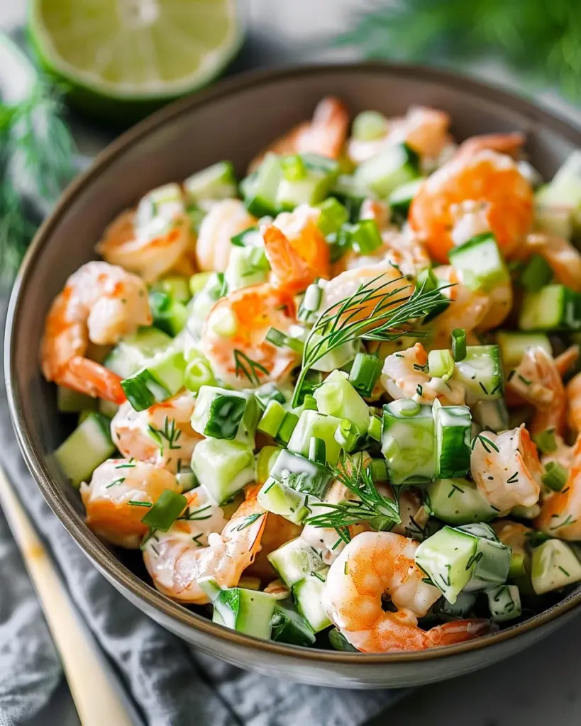 Cucumber Shrimp Salad