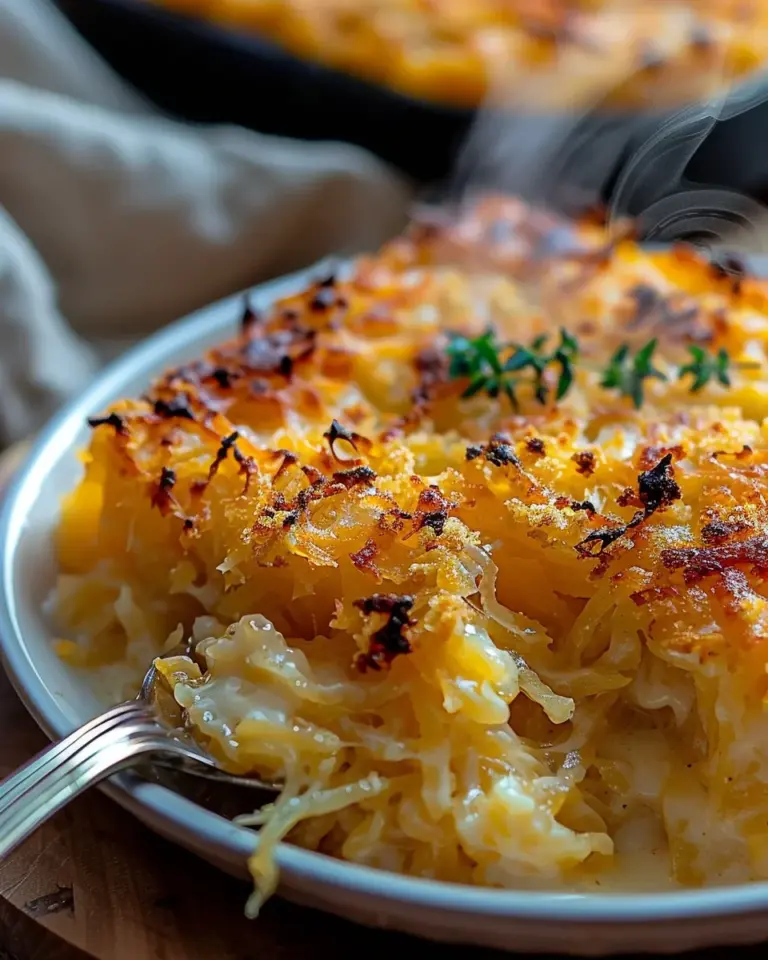 Spaghetti Squash Au Gratin: A Delicious and Healthy Recipe