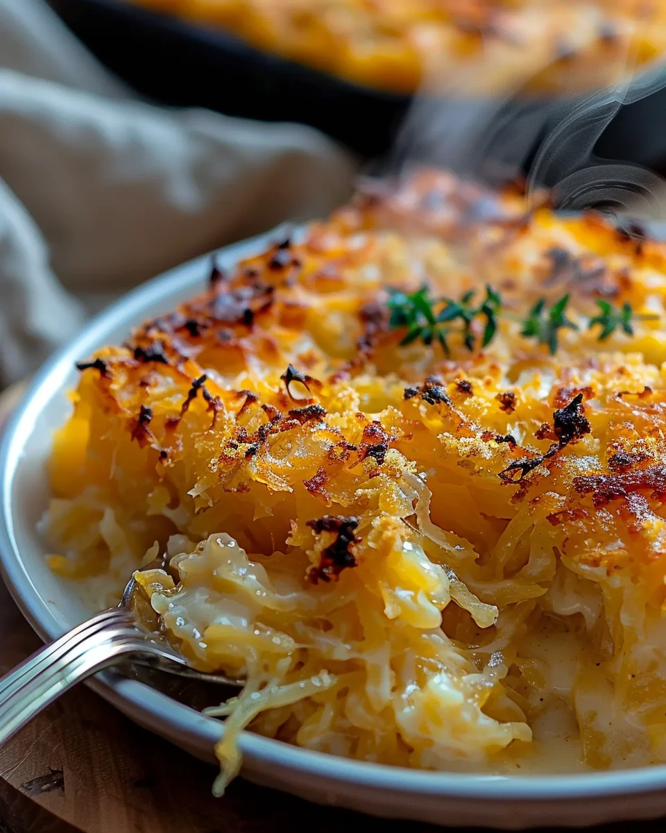 Spaghetti Squash Au Gratin: A Delicious and Healthy Recipe