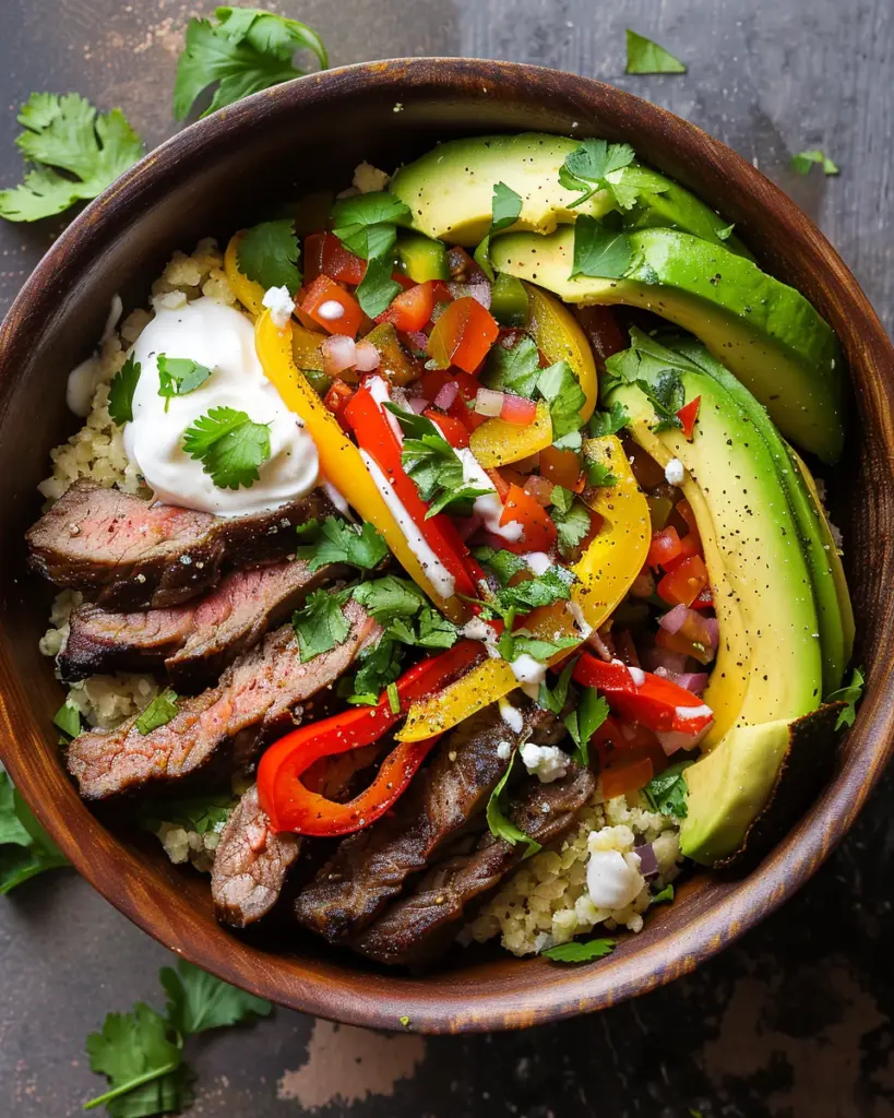 Low Carb Steak Fajita Bowl – 1 Bold Recipe For Keto Lovers