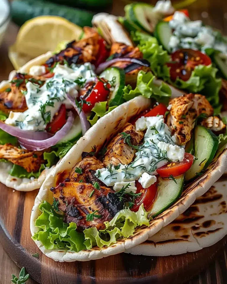 Grandma’s Mediterranean Chicken Gyros