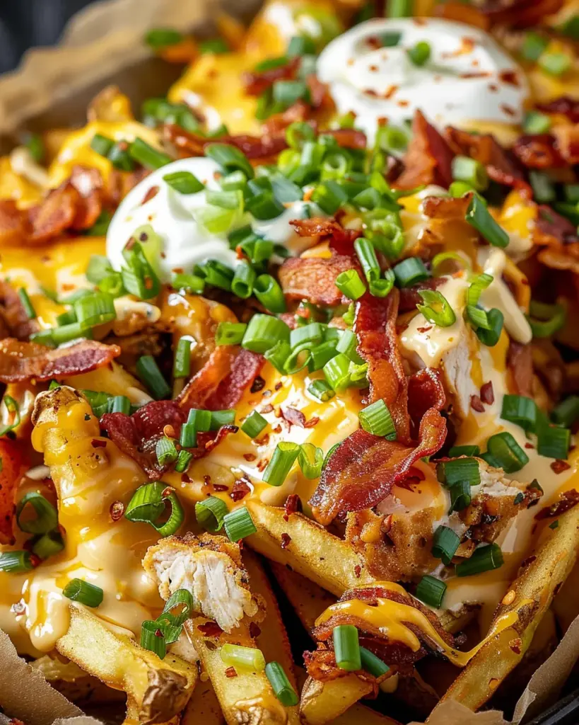 Dirty Chicken and Bacon Loaded Fries 5 3 4 3