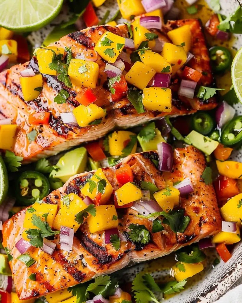 Salmon with Mango Salsa
