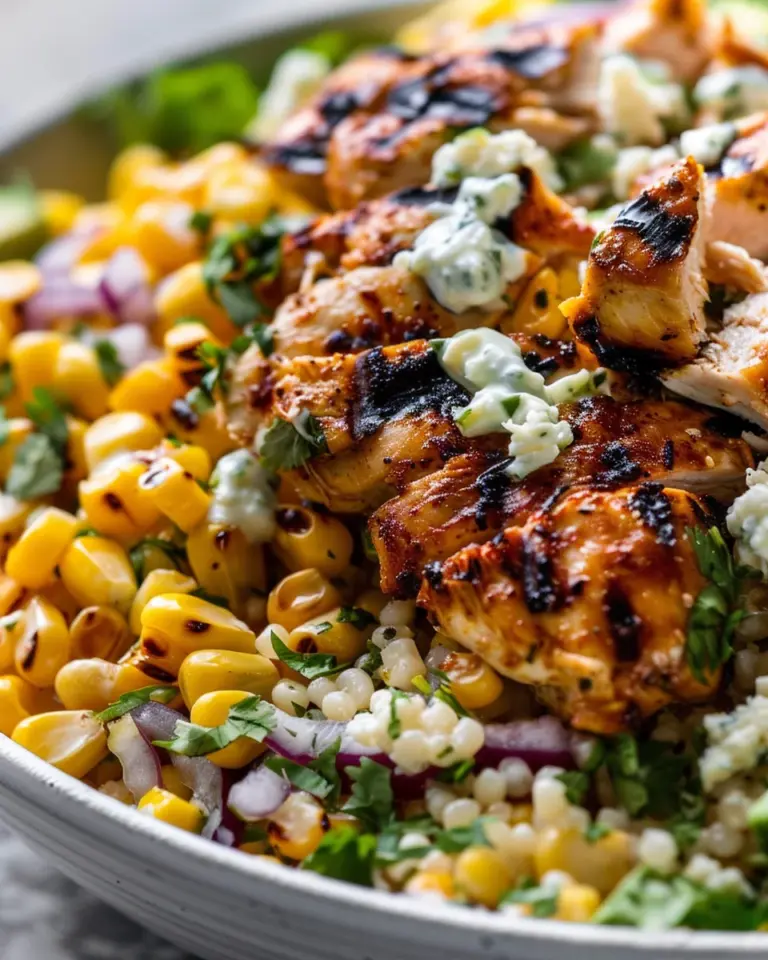 Healthy Chicken and Street Corn Bowls for Summer