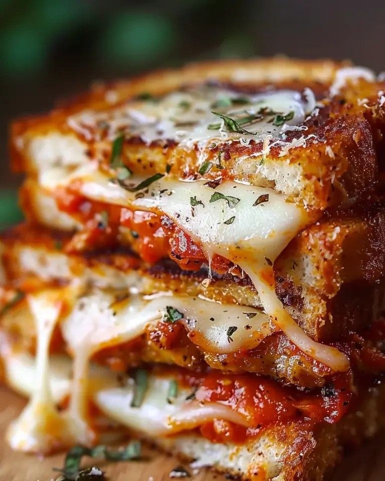 Chicken Parmesan Grilled Cheese – Easy Recipe