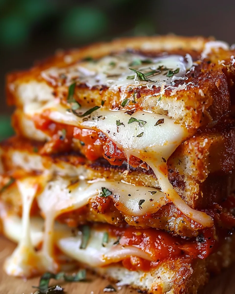 Chicken Parmesan Grilled Cheese – Easy Recipe