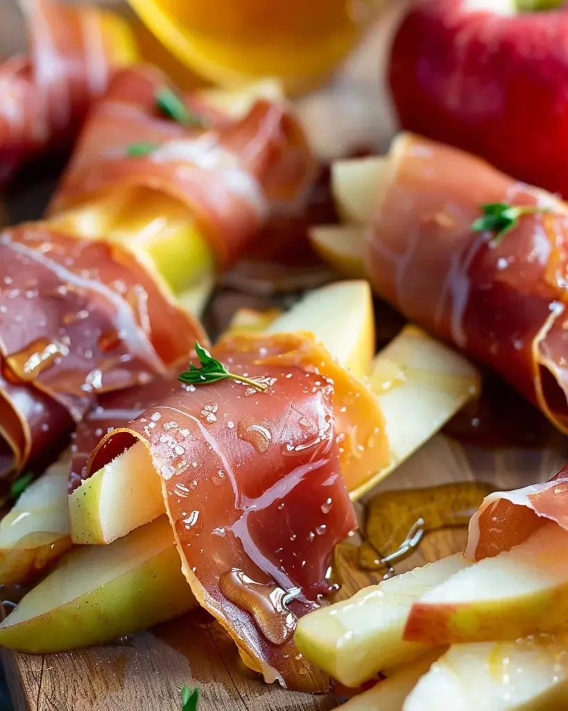 Prosciutto-Wrapped Cheese and Apple Bites 5 9 1 55
