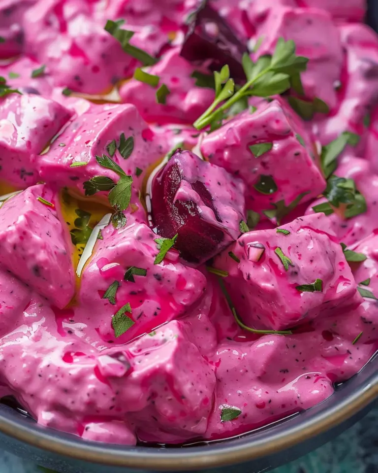 Beetroot Salad Dip With Greek Yogurt (Patzarosalata)
