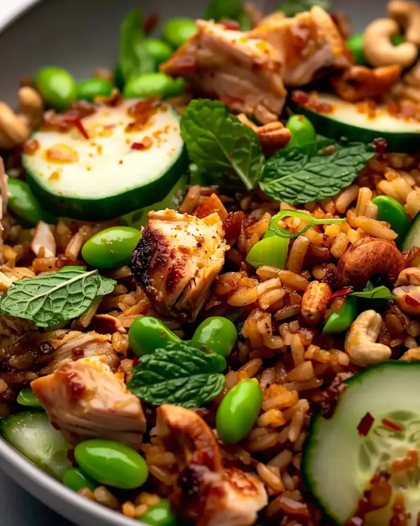Easy High Protein Crispy Rice Salad 4 9 2 107