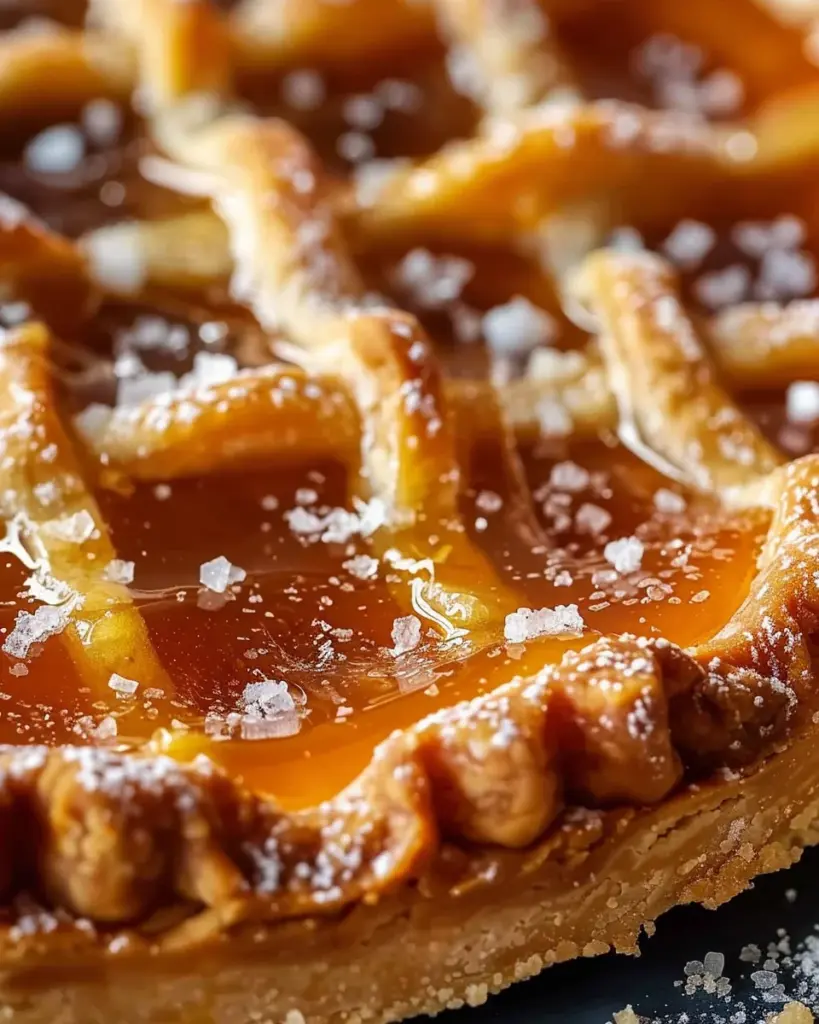 Salted Whiskey Honey Pie
