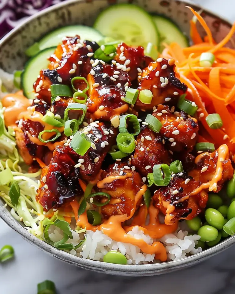 Korean BBQ Chicken Bowls (Easy Weeknight Recipe!)