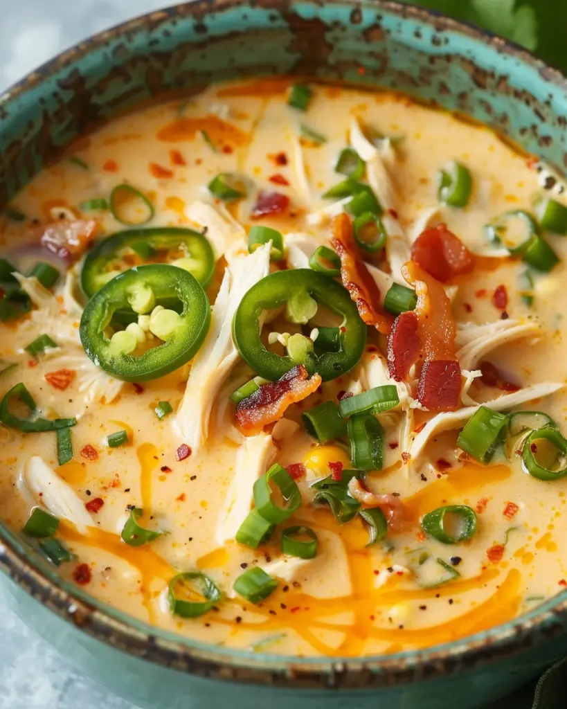 Spicy Jalapeño Popper Chicken Soup Recipe 4 9 2 123