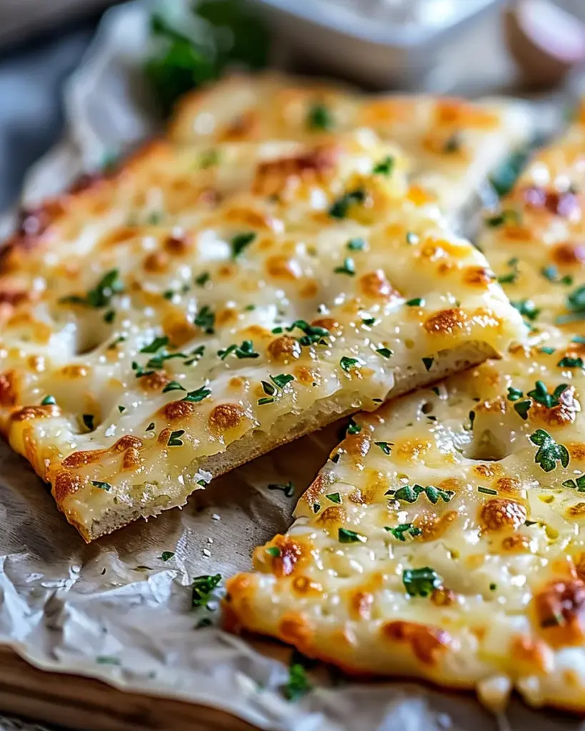 Low-Carb Garlic Keto Flatbread: Simple, Delicious, and Guilt-Free