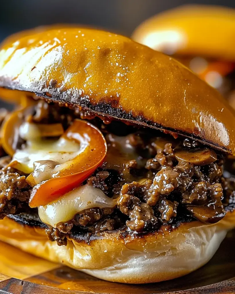 Gordon Ramsay Philly Cheesesteak Sloppy Joes (Ava-Style)
