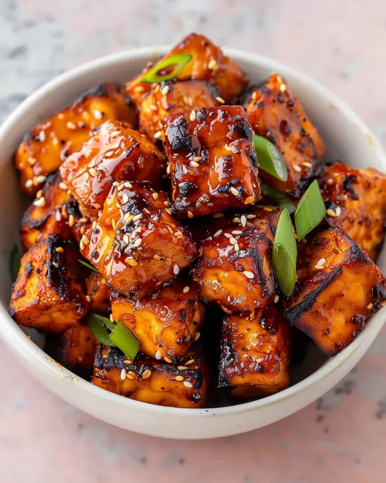 Air Fried Miso Sesame Tofu