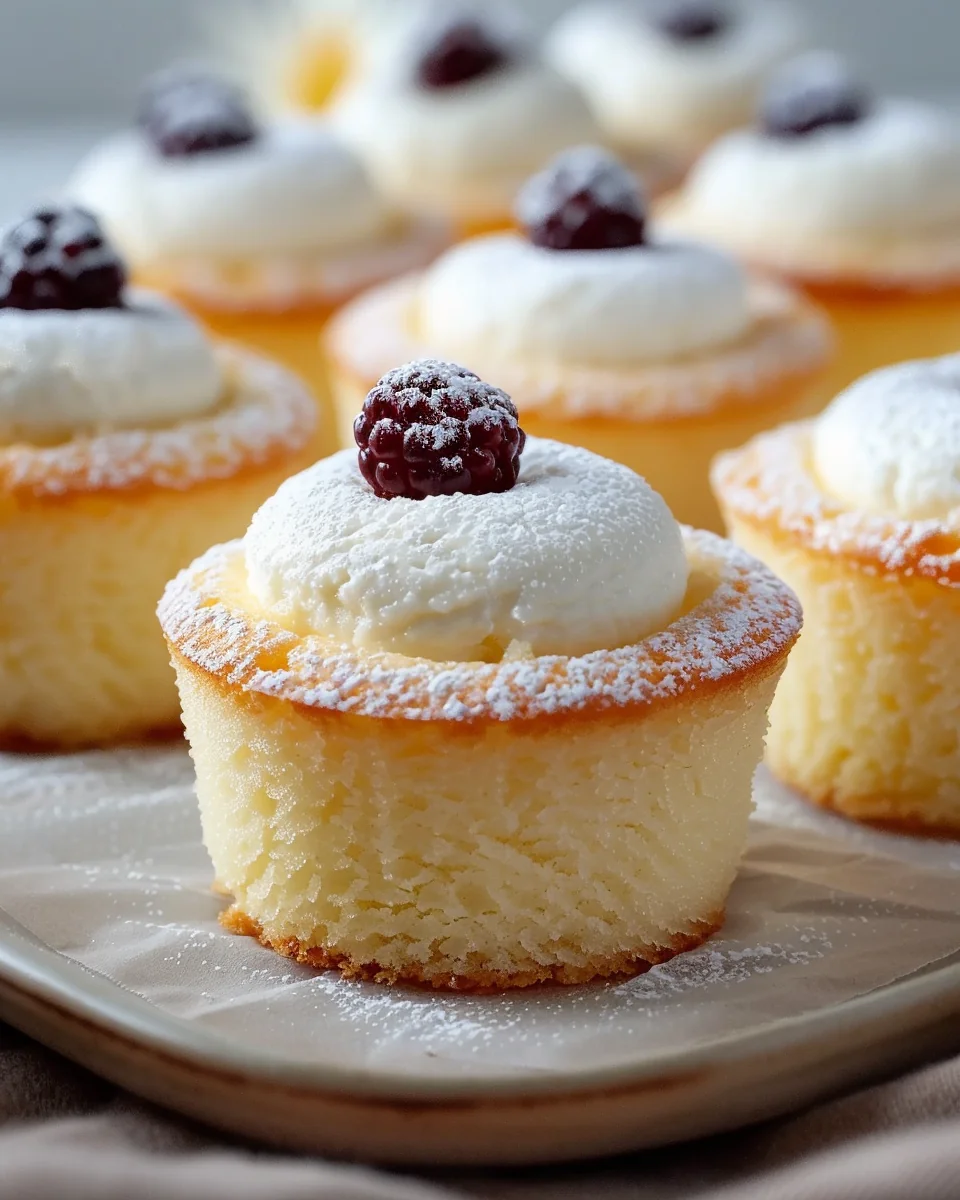 Fluffy Japanese Cotton Cheesecake Cupcakes You’ll Love Baking