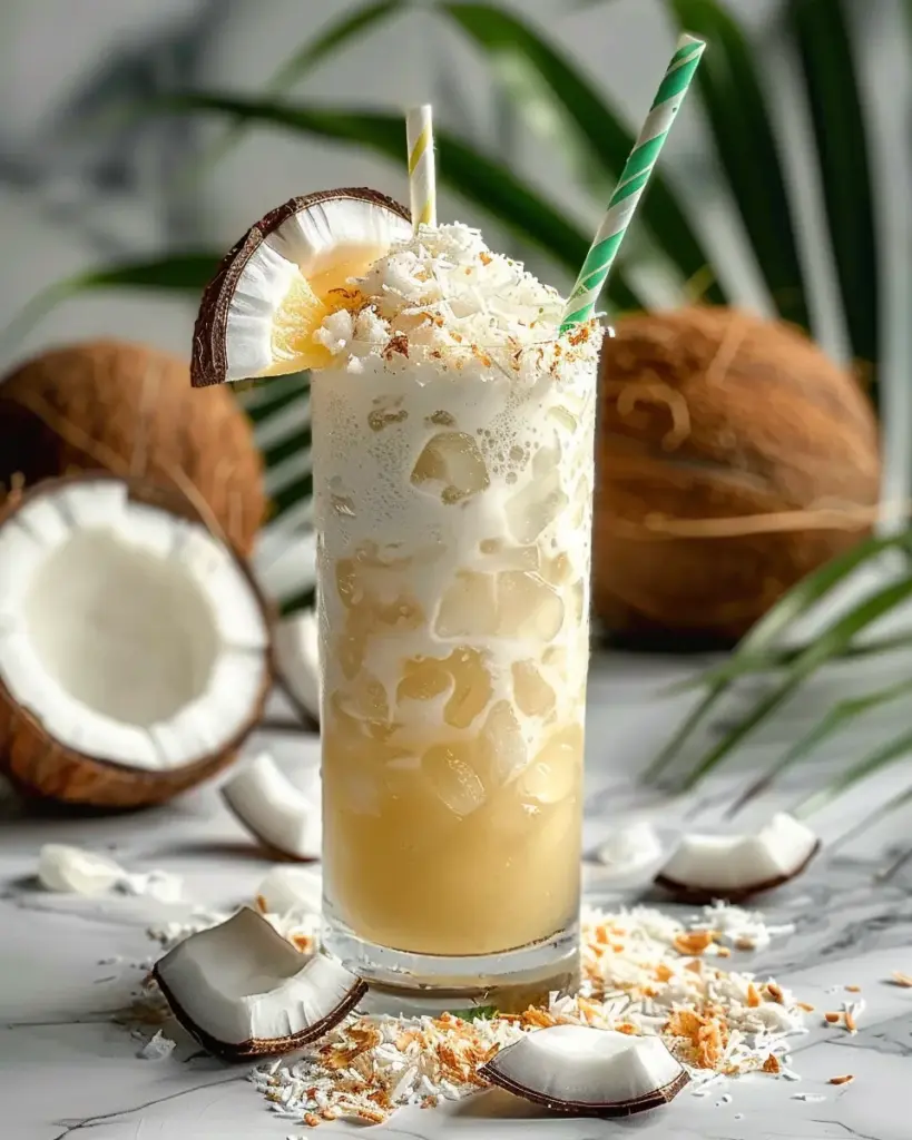 Coconut Kiss Dirty Soda: Your Tropical Escape in a Glass