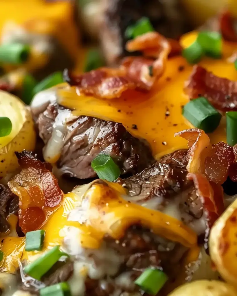 Loaded Steak and Potato Bake 6 9 2 7
