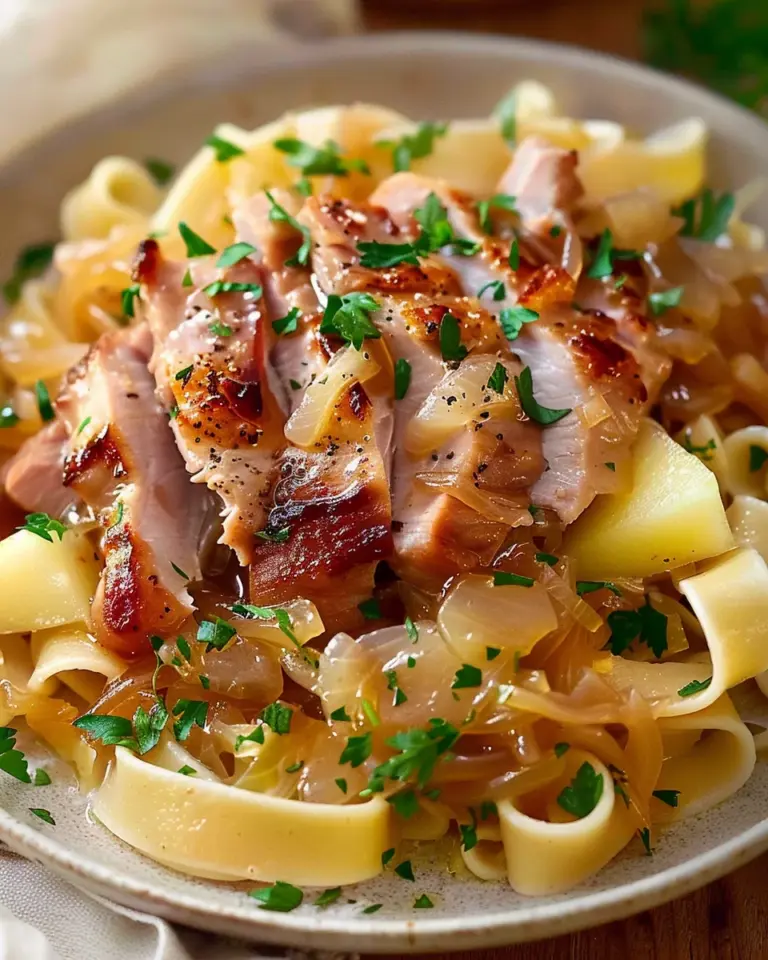 Tender Pork Sauerkraut and Noodles – theamazingfood