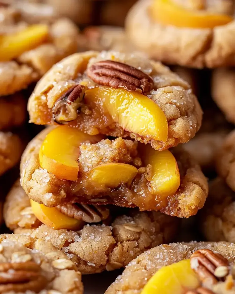 Indulgent Peach Cobbler Cookies for Sweet Summer Bliss