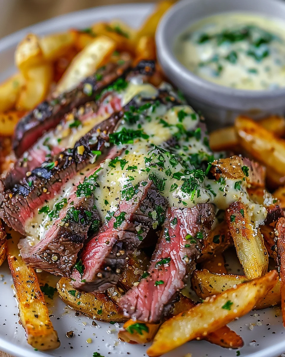 Garlic Parmesan Steak Fries